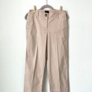TALBOTS KHAKI PANTS New England Chino Mid-Rise/At Waist Cotton & 2% Spandex 4P